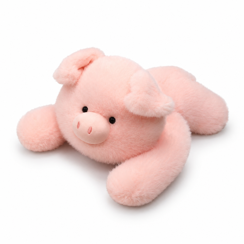 Peluche Lestée Cochon Rose
