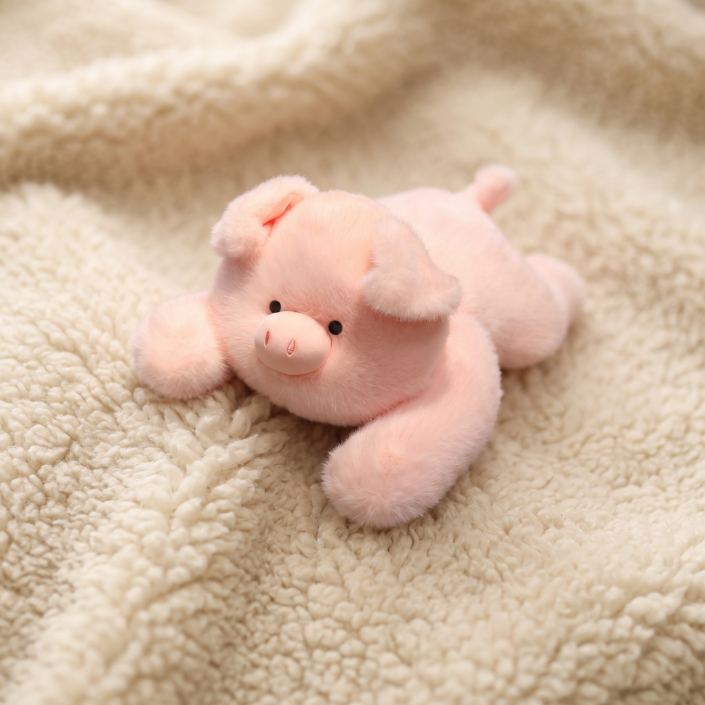 Peluche Lestée Cochon Rose