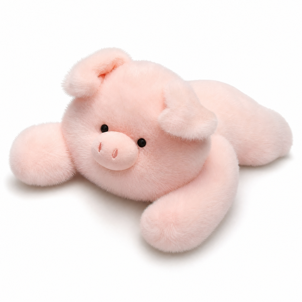 Peluche Lestée Cochon Rose
