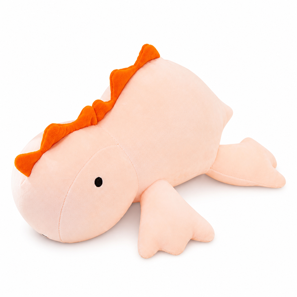 Peluche Lestée Dinosaure Rose