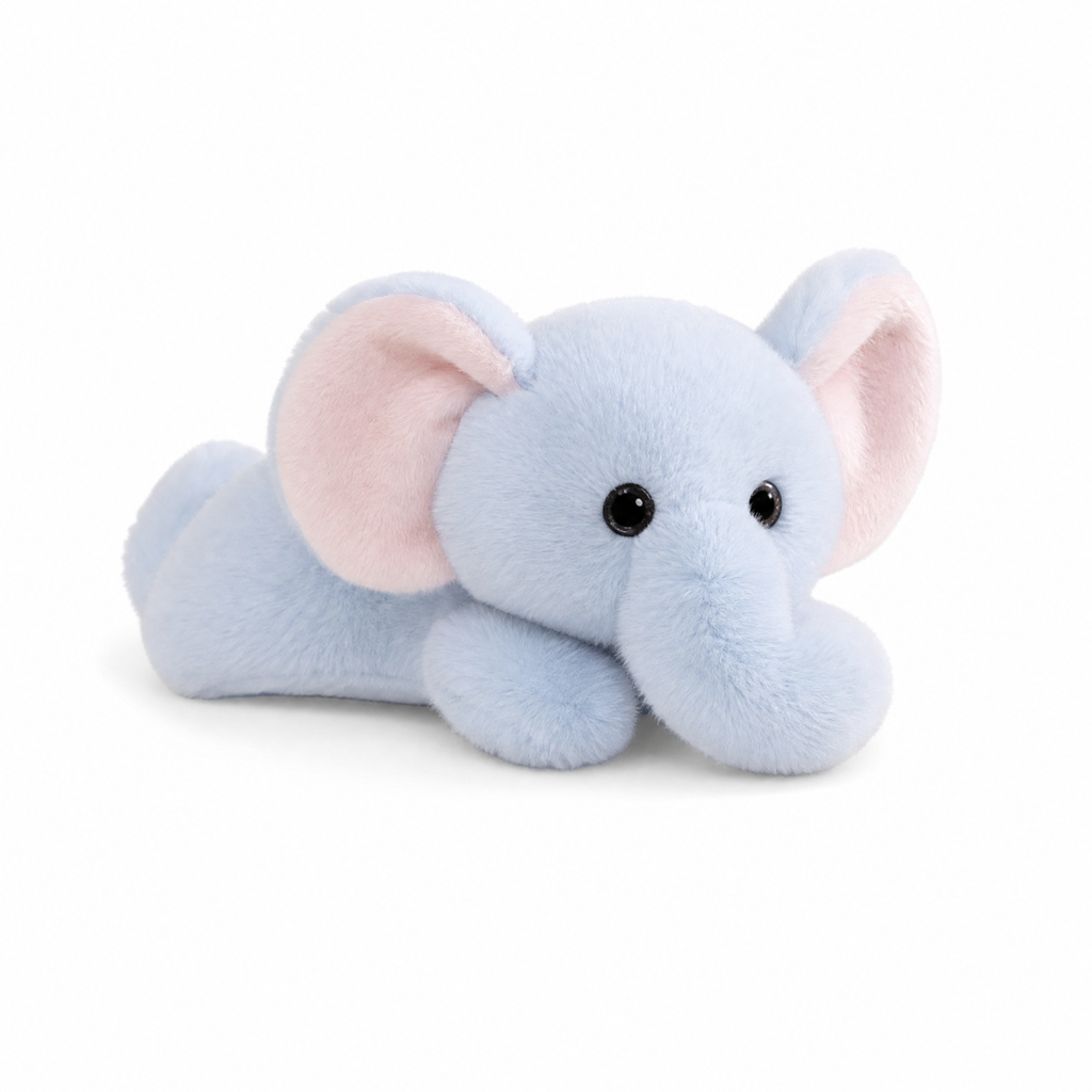 Peluche Lestée Éléphant Bleu 30 cm