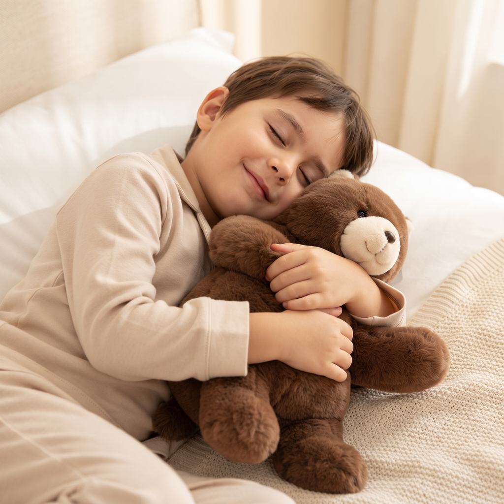 Peluche Lestée Ours Apaisant Marron