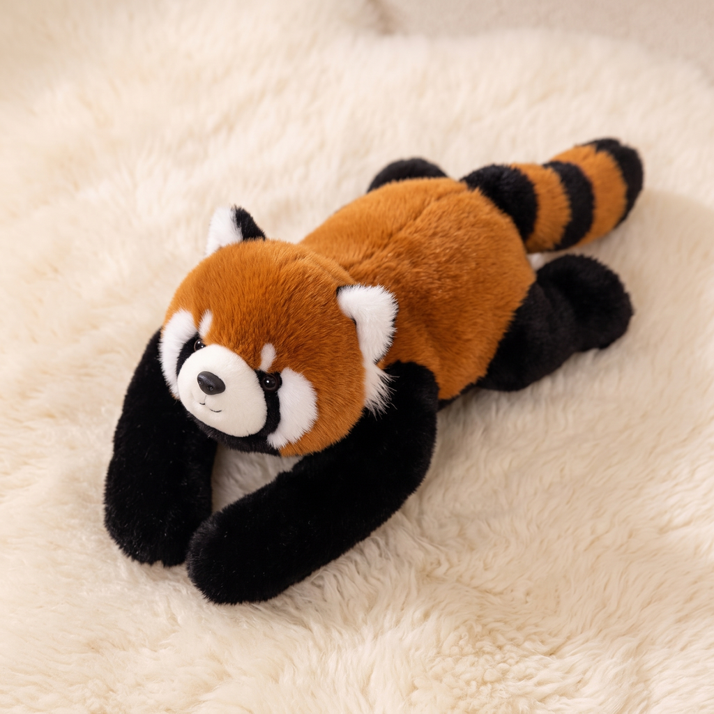 Peluche Lestée Panda Roux 30 cm