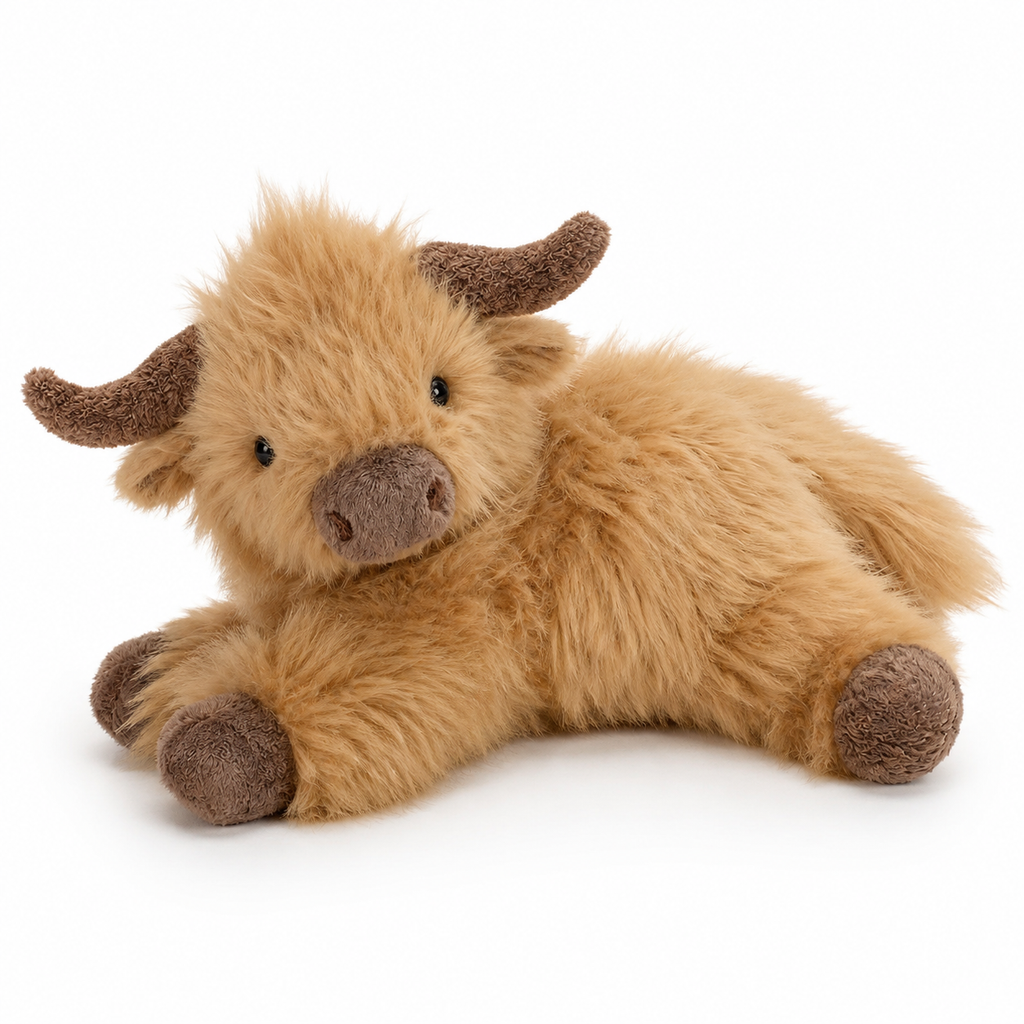 Peluche Lestée Vache Highland Chauffante