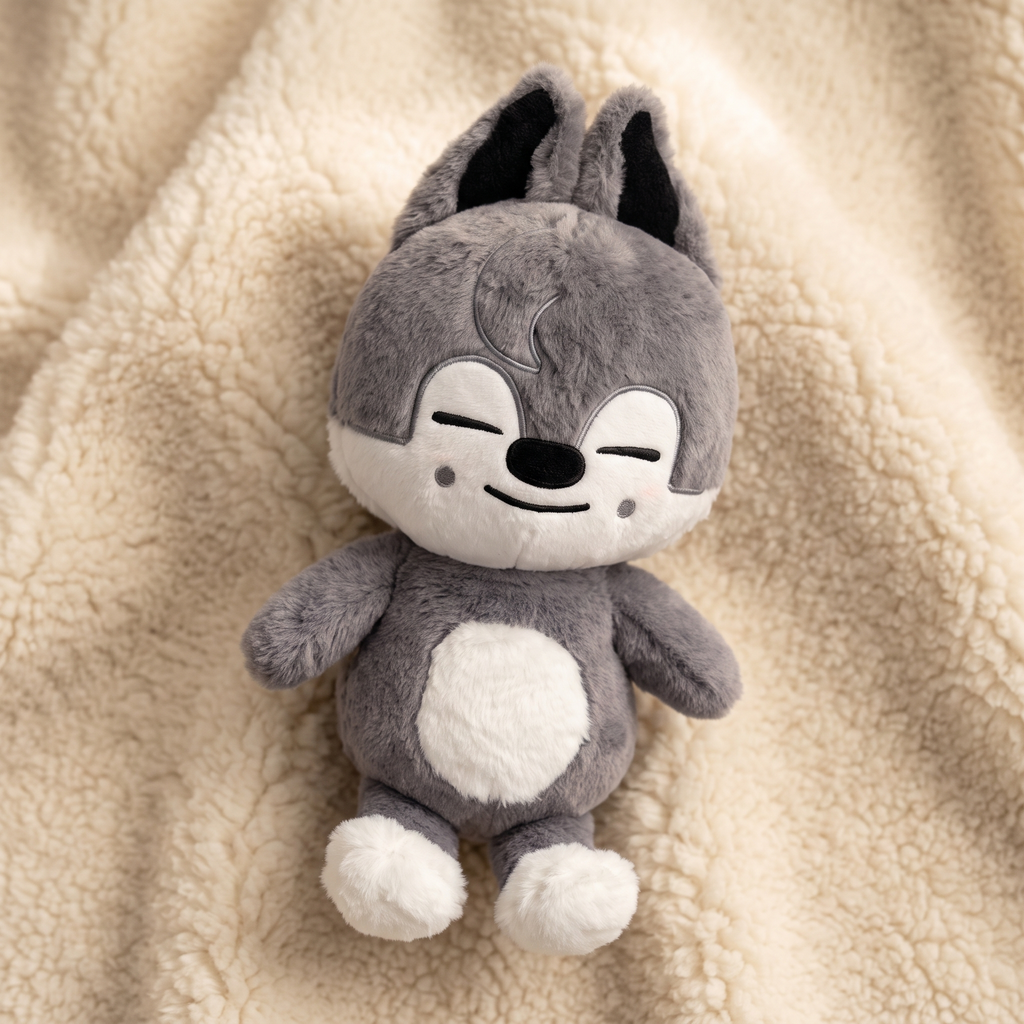 Peluche Loup Wolf Chan SKZOO 50cm