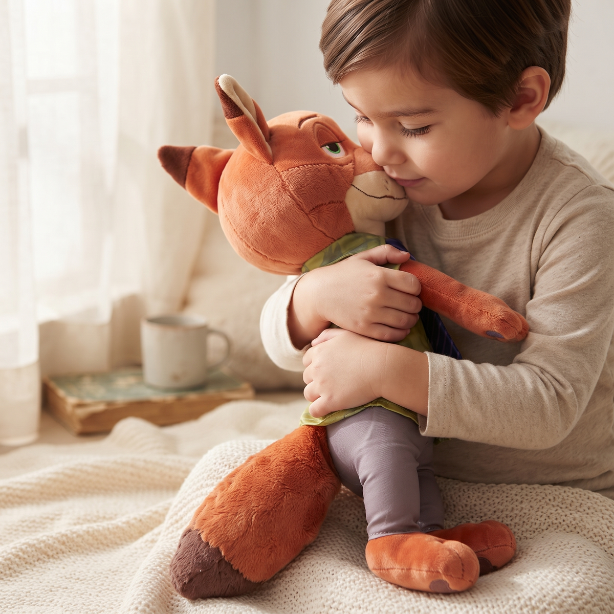 Peluche Nick Zootopie - Renard en Tenue de Bureau