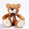 Peluche Ours Brun avec Nœud Satin