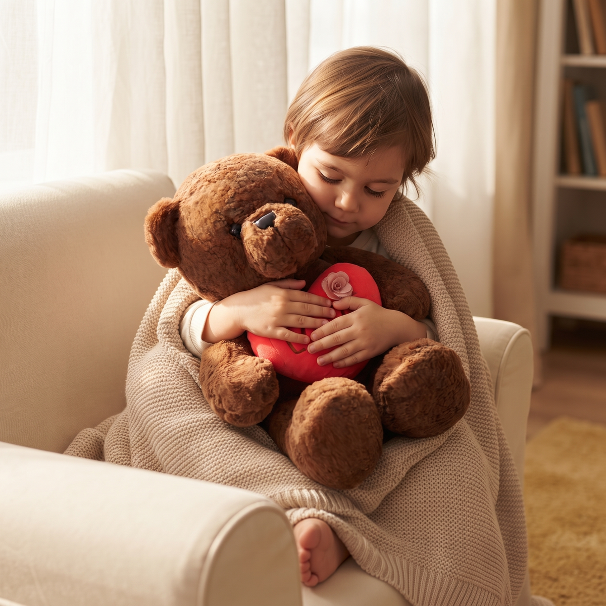 Peluche Ourson Saint-Valentin avec Cœur Love