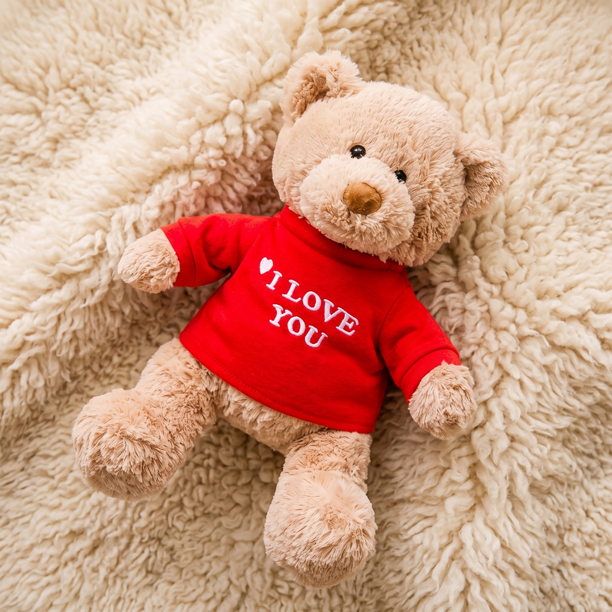 Peluche Ourson Saint Valentin I Love You