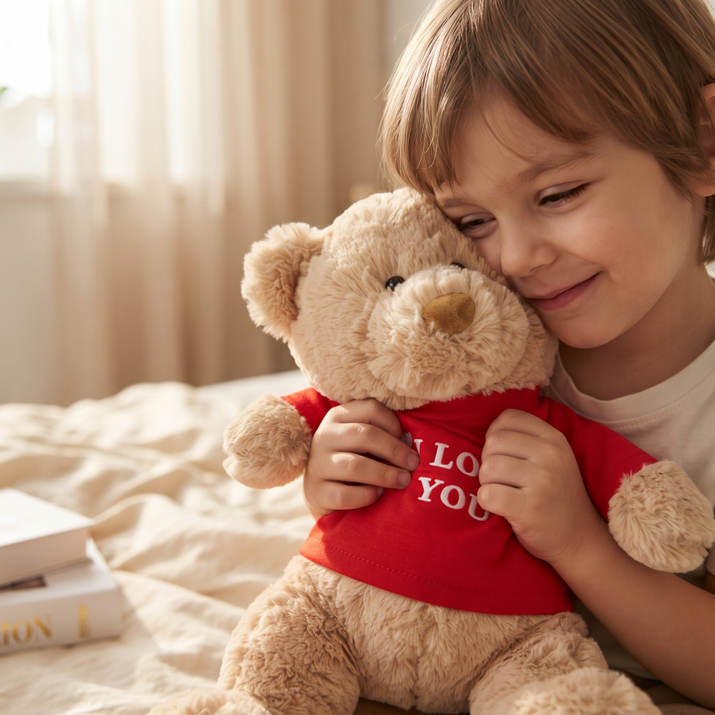 Peluche Ourson Saint Valentin I Love You