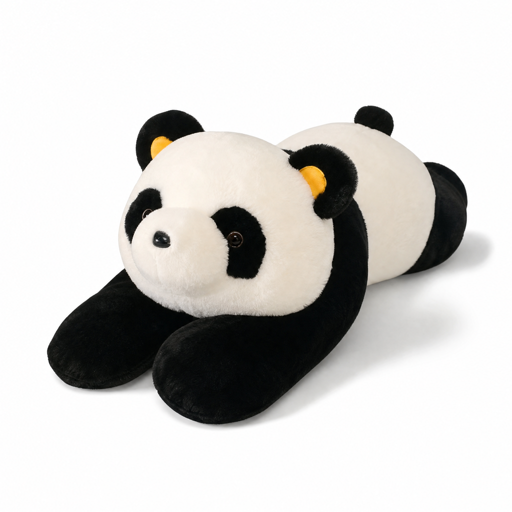 Peluche Panda Géante Lestée Noir et Blanc