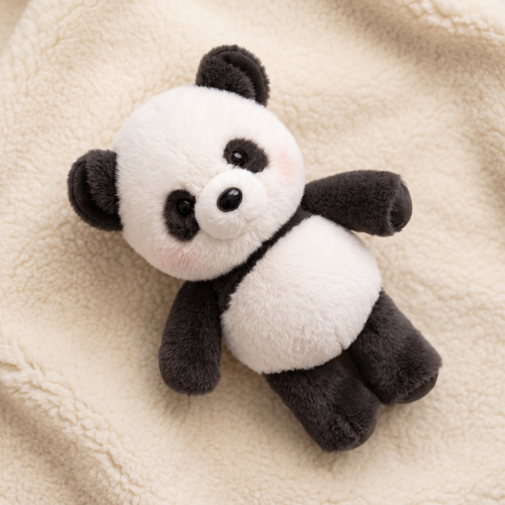 Peluche Panda Qui Court Sans Pile 45-60 cm