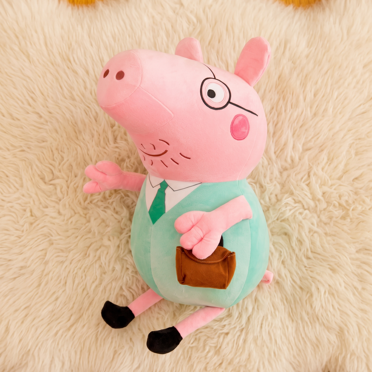 Peluche Papa Pig Peppa Pig 25 cm