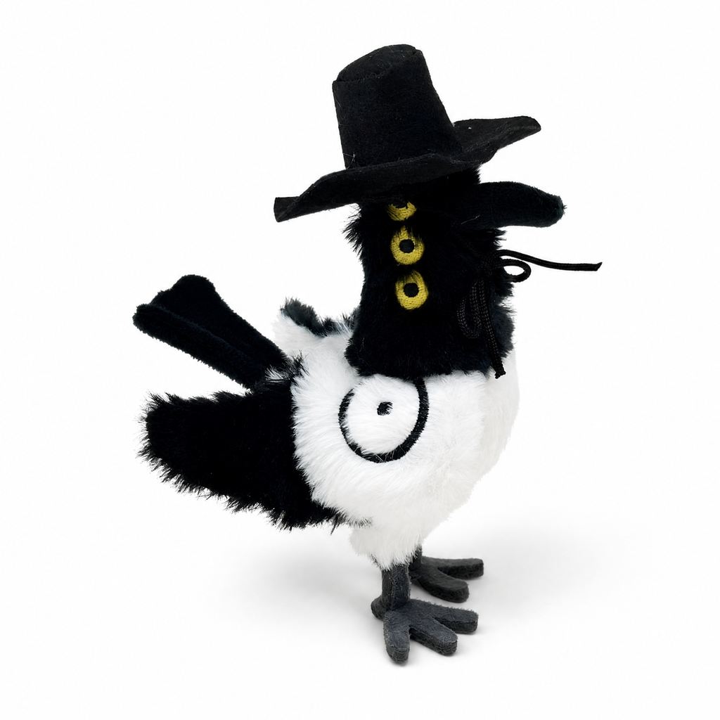 Peluche Pie Sussie Chapeau Haut-de-Forme
