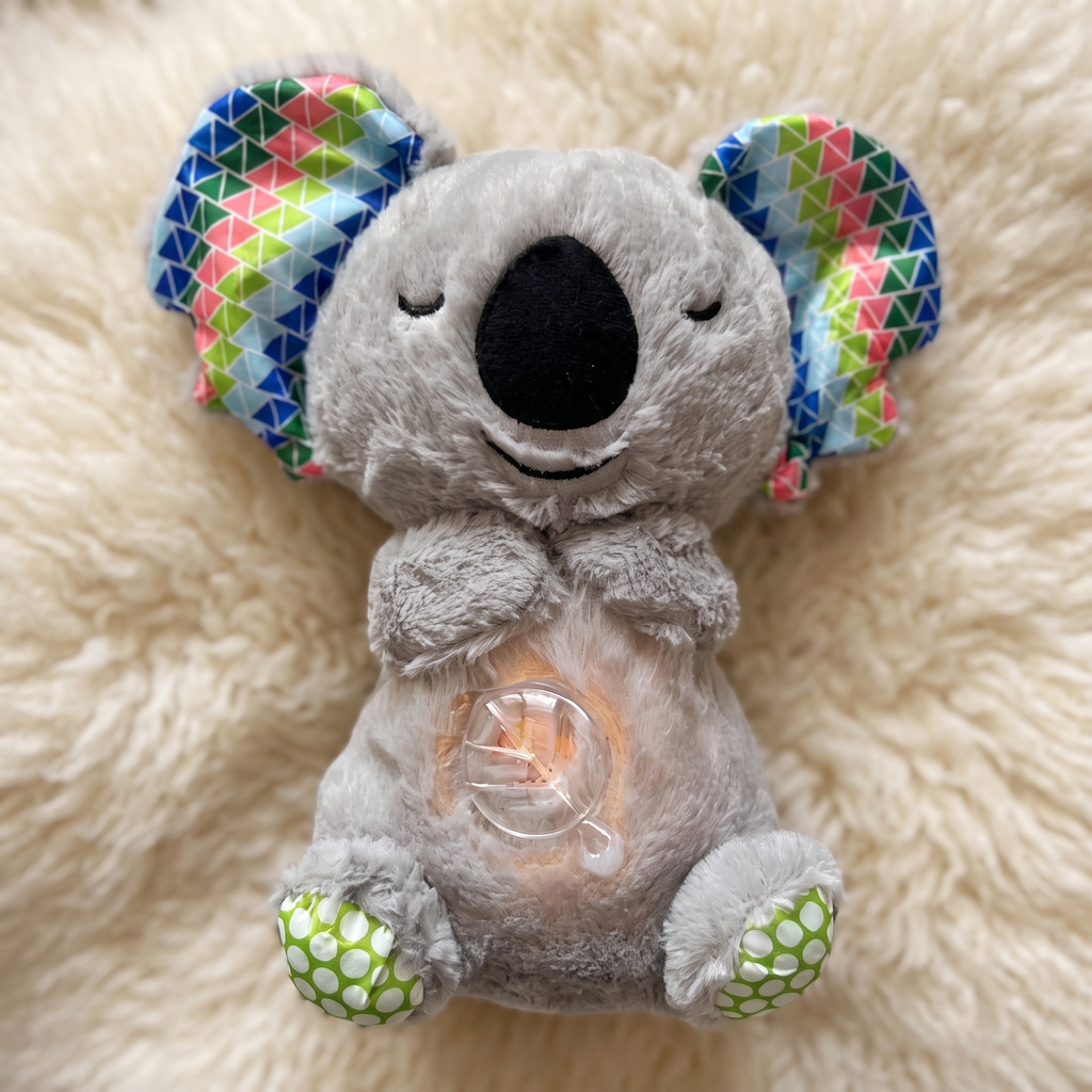 Peluche qui Respire Koala Gris avec Fonction Apaisante