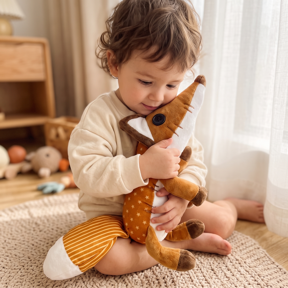 Peluche Renard Le Petit Prince 40 cm