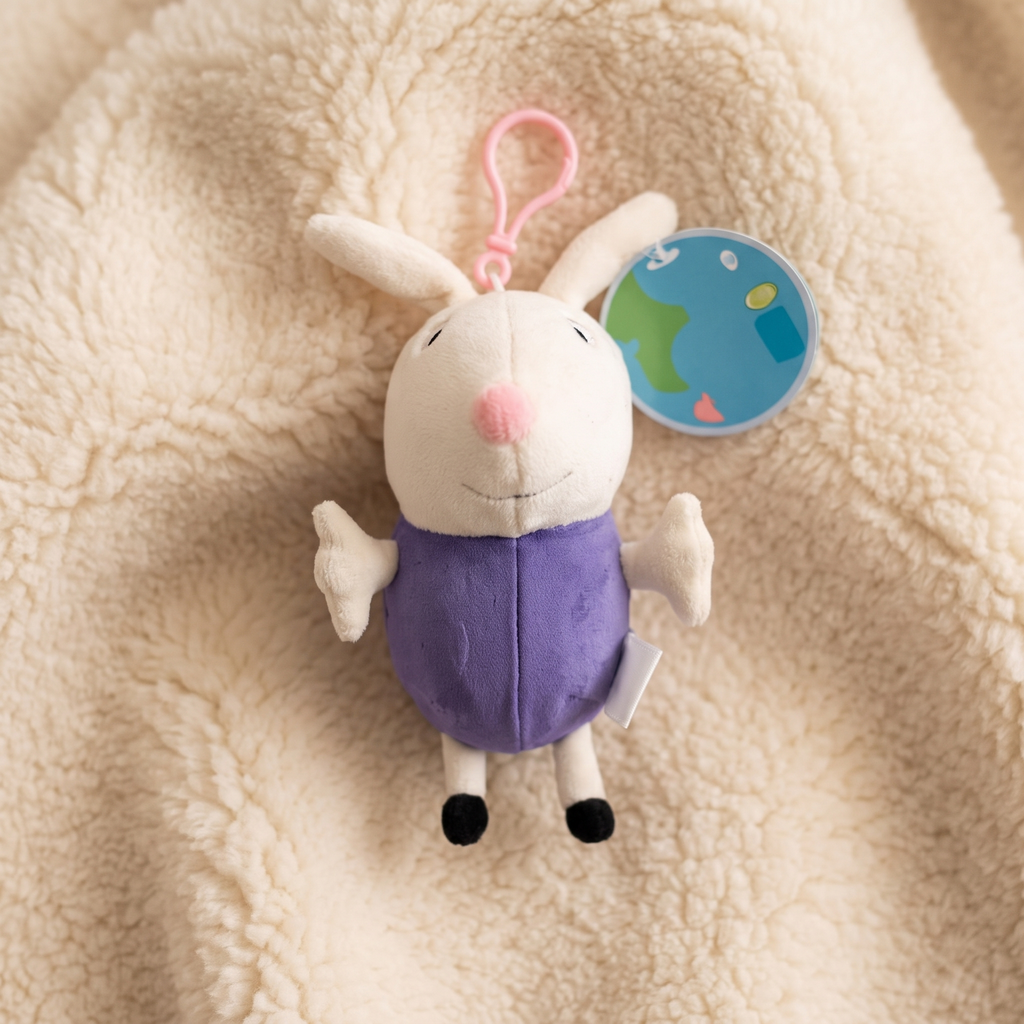 Peluche Richard Rabbit - Personnage Peppa Pig 19cm