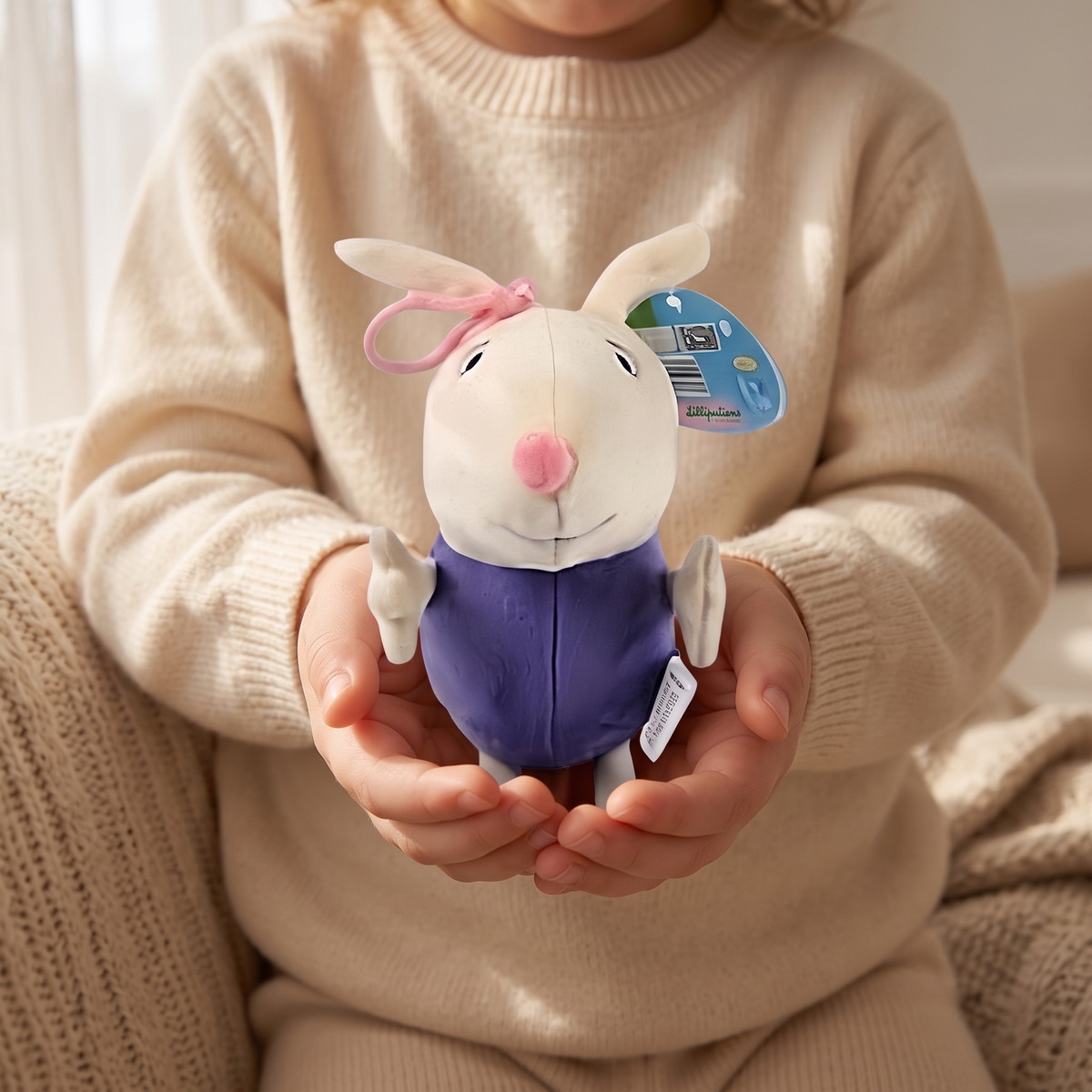 Peluche Richard Rabbit - Personnage Peppa Pig 19cm