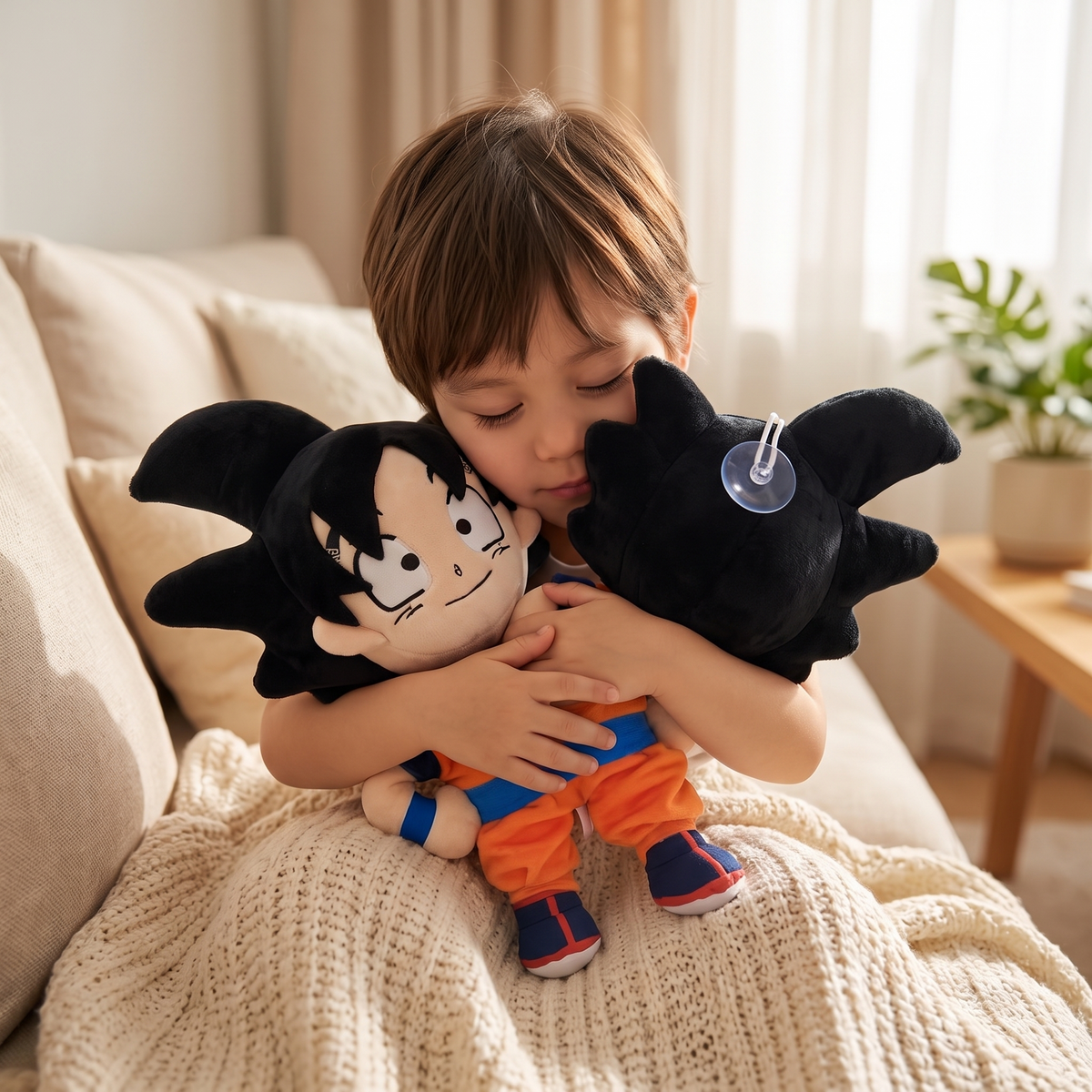 Peluche Son Goku Dragon Ball avec Ventouse