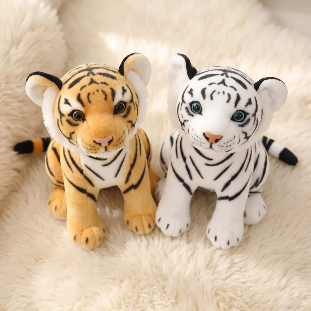 Peluche Tigre Bébé Réaliste 23cm