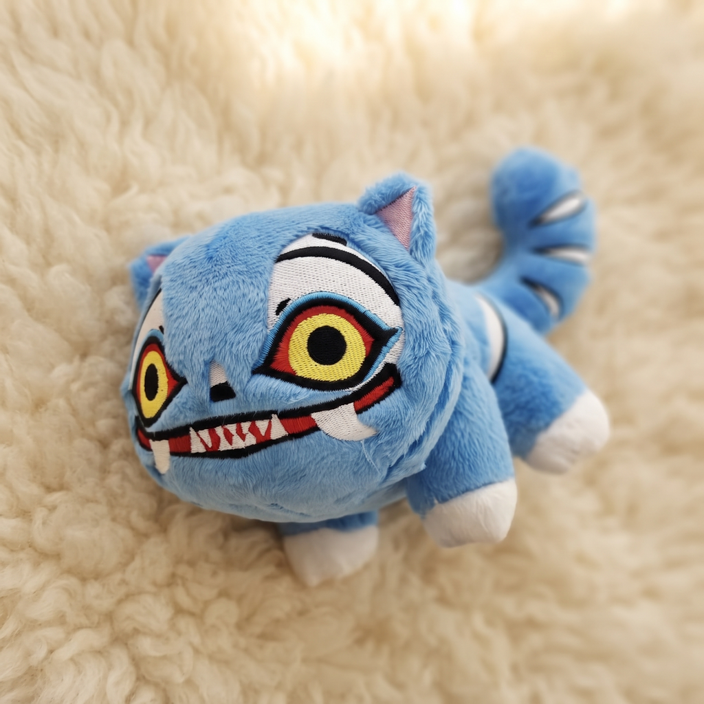 Peluche Tigre Demon Hunters Bleu