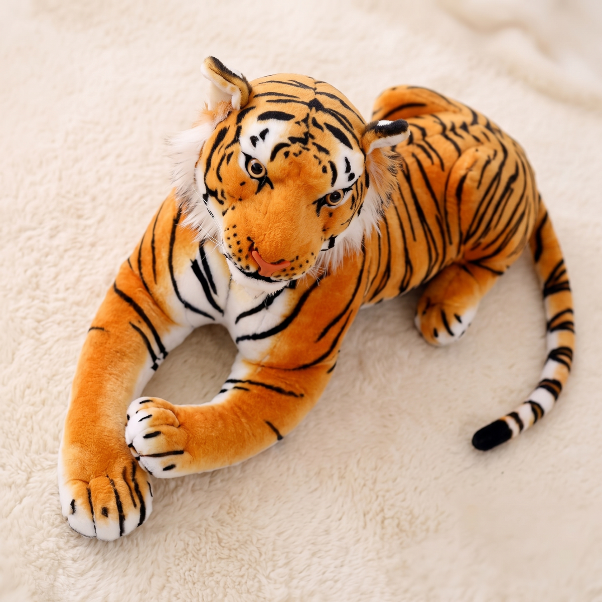 Peluche Tigre Oreiller Géante Confortable