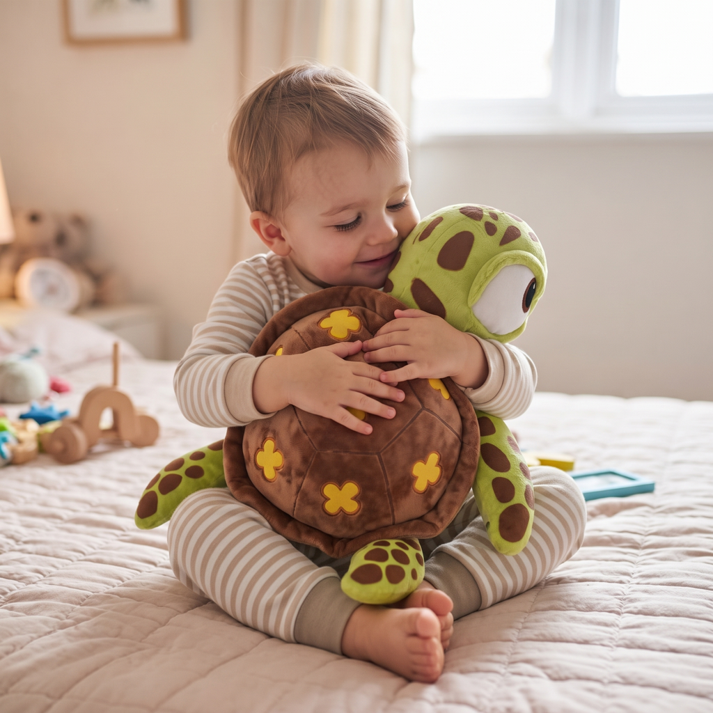 Peluche Tortue Marine Squiz aux Grands Yeux