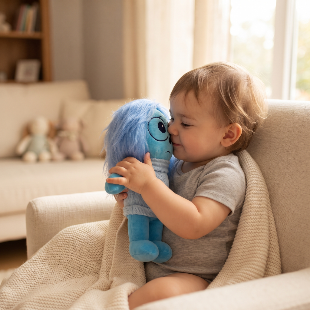 Verdriet-knuffel – Binnenstebuiten 2, 25 cm