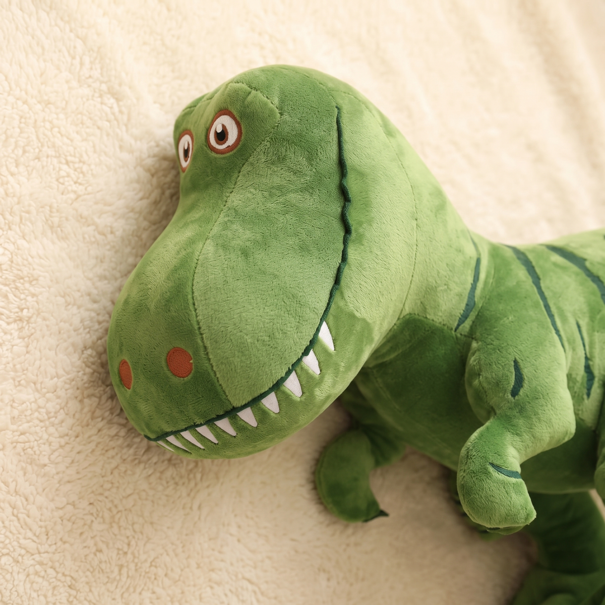 Peluche Tyrannosaure Verte T-Rex Adorable