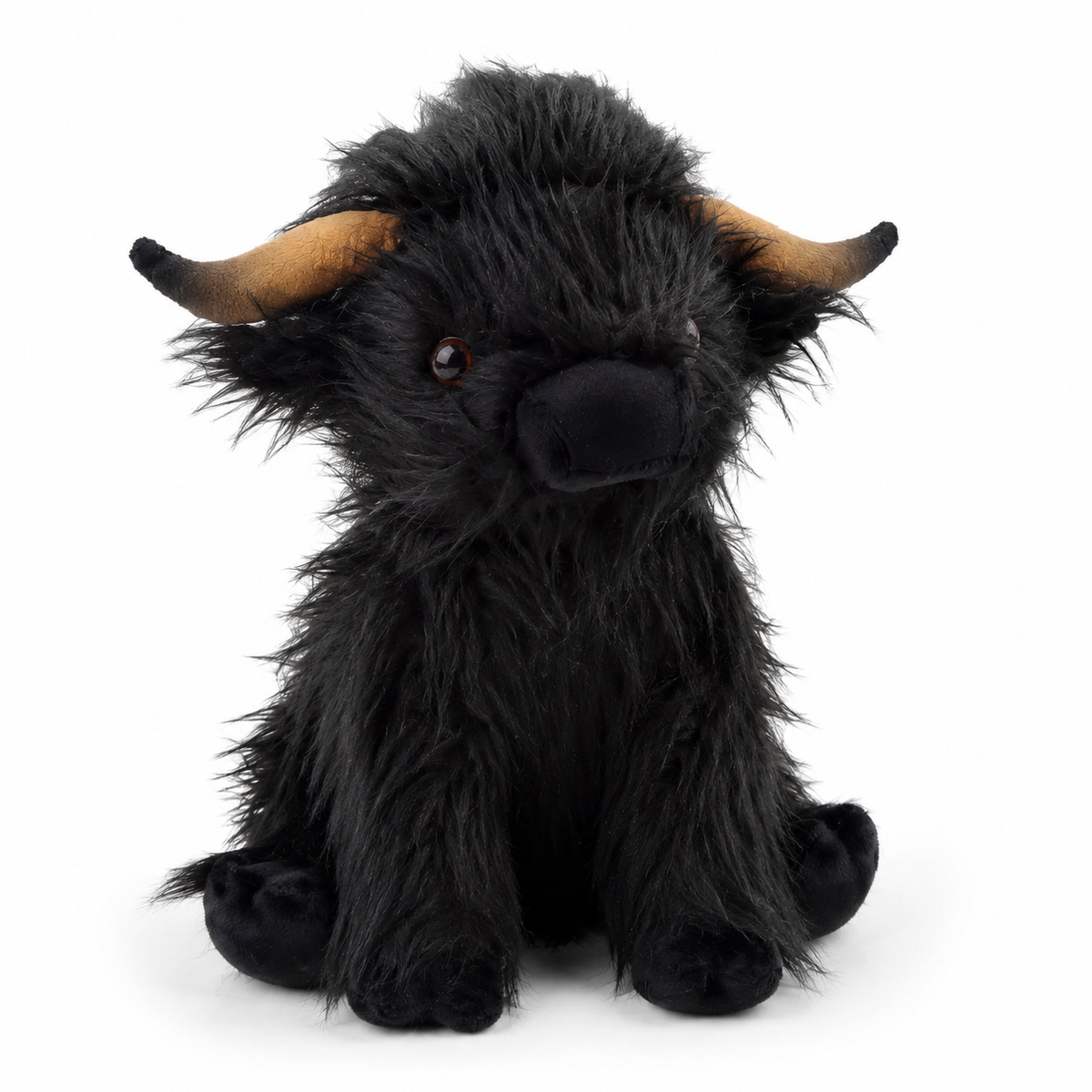 Peluche Vache Highland à Poils Longs