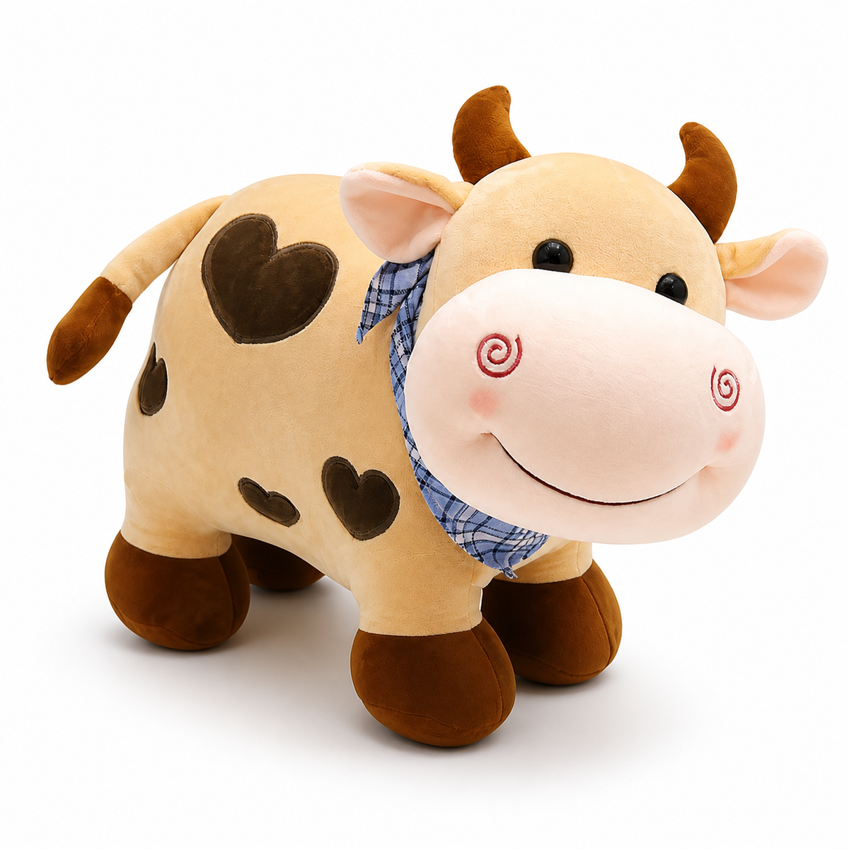 Peluche Vache Motif Cœur