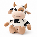 Peluche Vache Tachetée Douce en Coton
