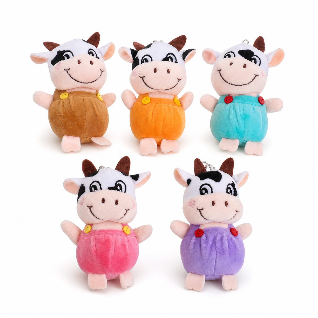 Porte-Clé Vache Peluche 10 cm