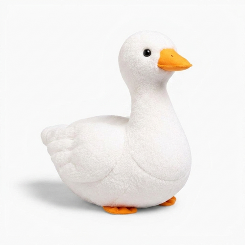 Peluche Canard Blanc Réaliste