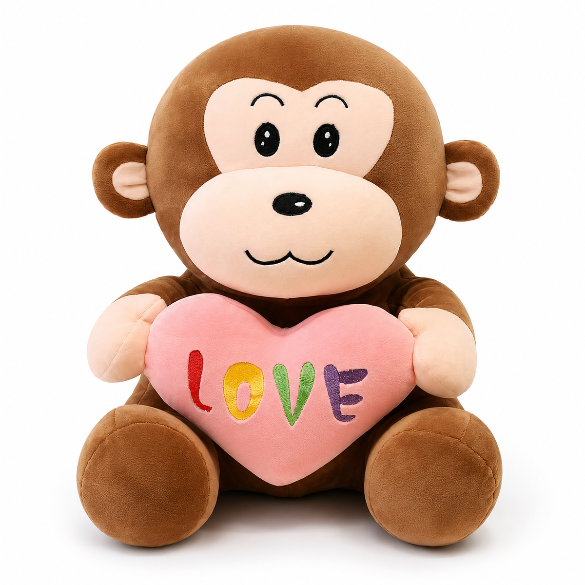 Singe en Peluche avec Cœur Love