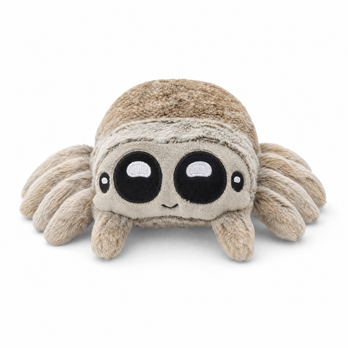Peluche Araignée à Grands Yeux Grise
